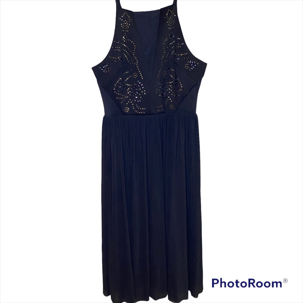 ASOS navy blue dress size 10